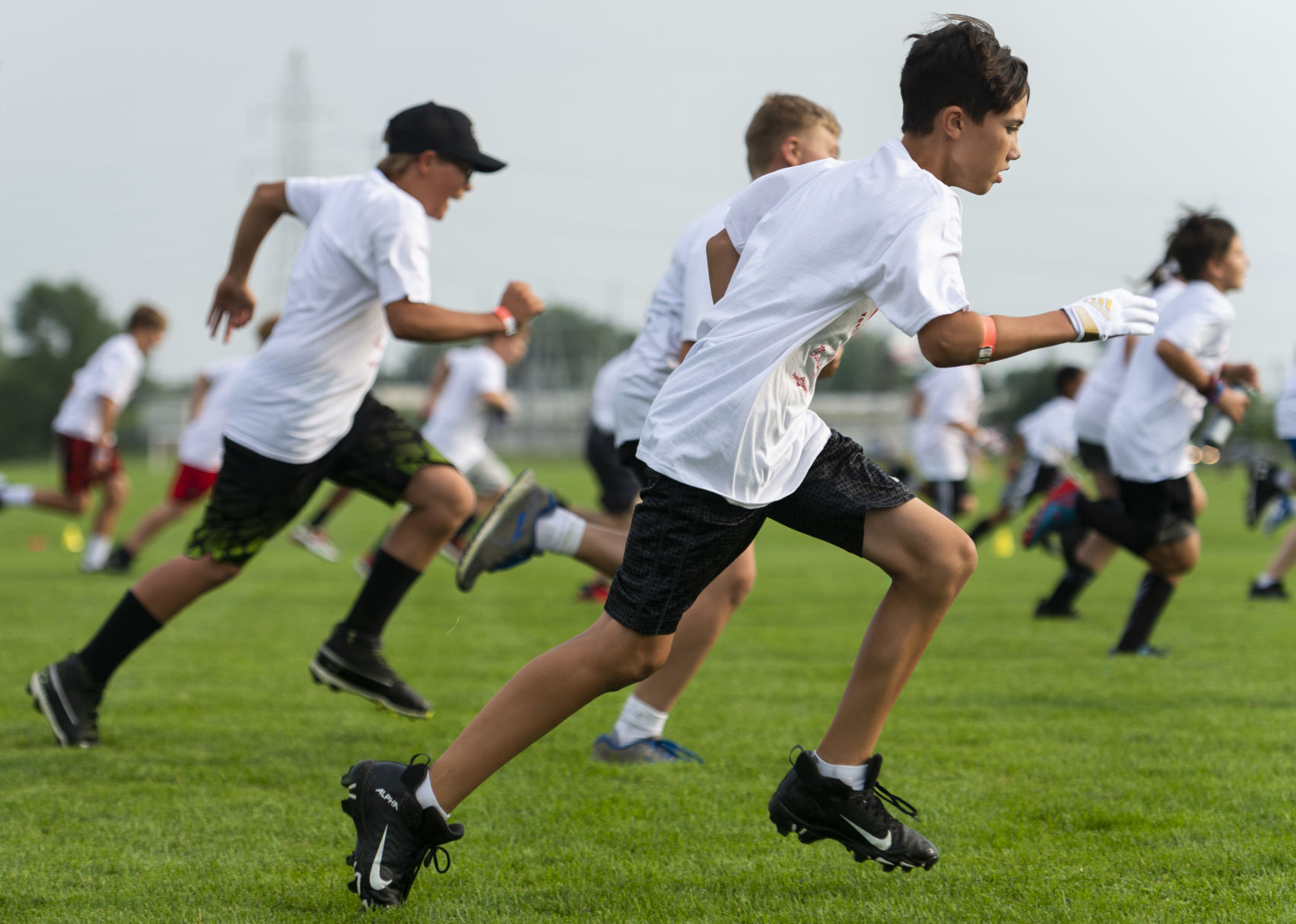 Stille and Domann youth football camp, 7.17